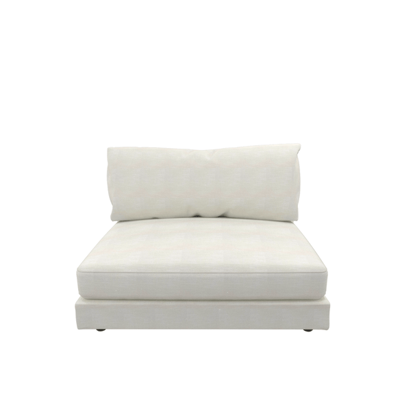 Snowdrift Sectional Sofa Armless Unit Large