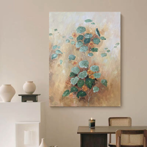 Modern Abstract Wall Art in "Summer Lotus"