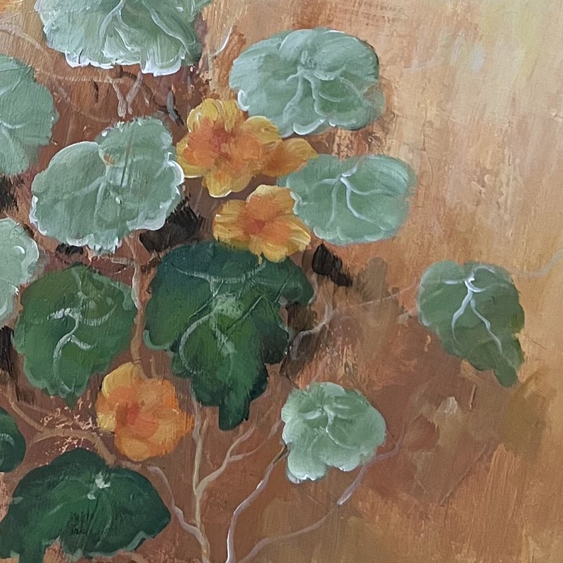 Modern Abstract Wall Art in "Summer Lotus"