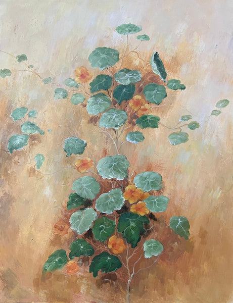 Modern Abstract Wall Art in "Summer Lotus"