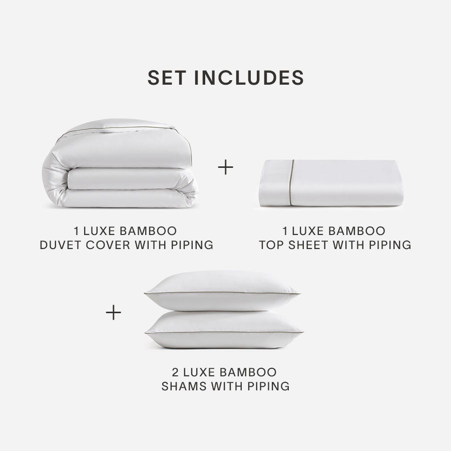 Luxe Bamboo Duvet Cover Bundle