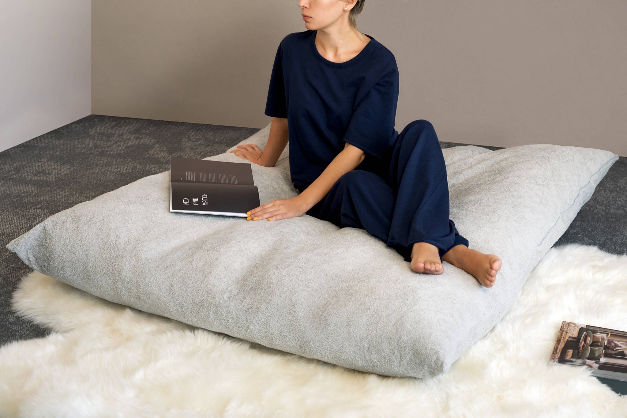 Extra Large Teddy Floor Pillow