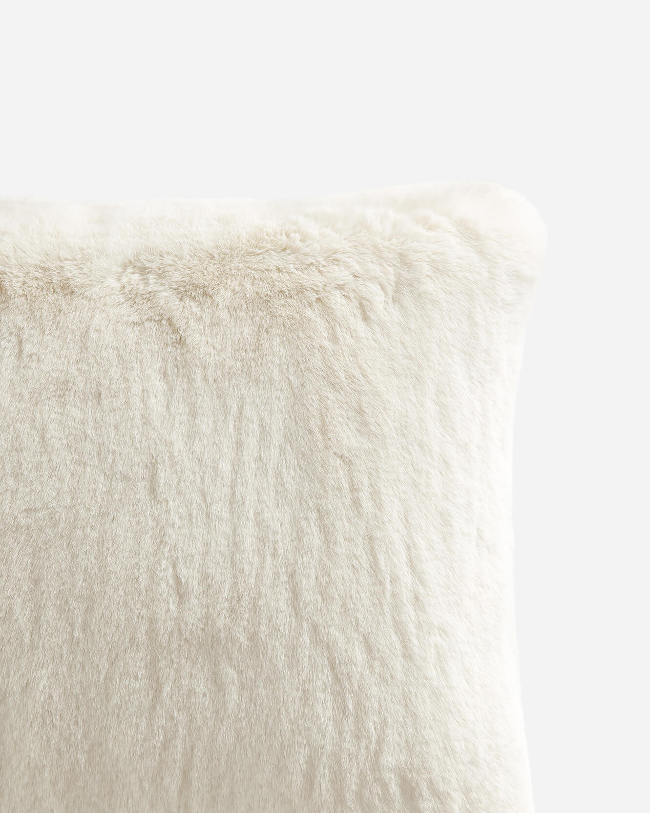 Faux Fur Throw Pillow
