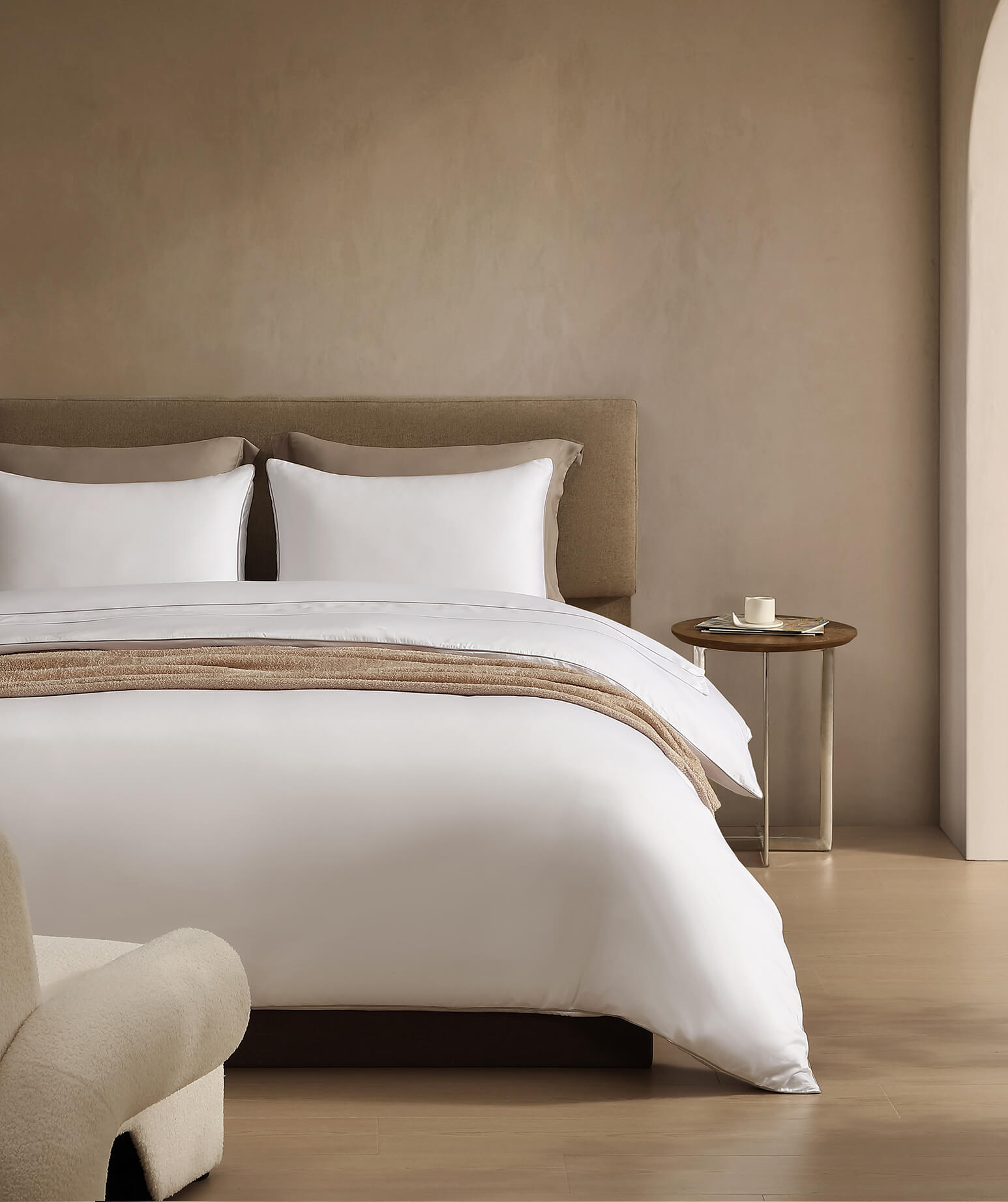 Luxe Bamboo Duvet Cover with Piping