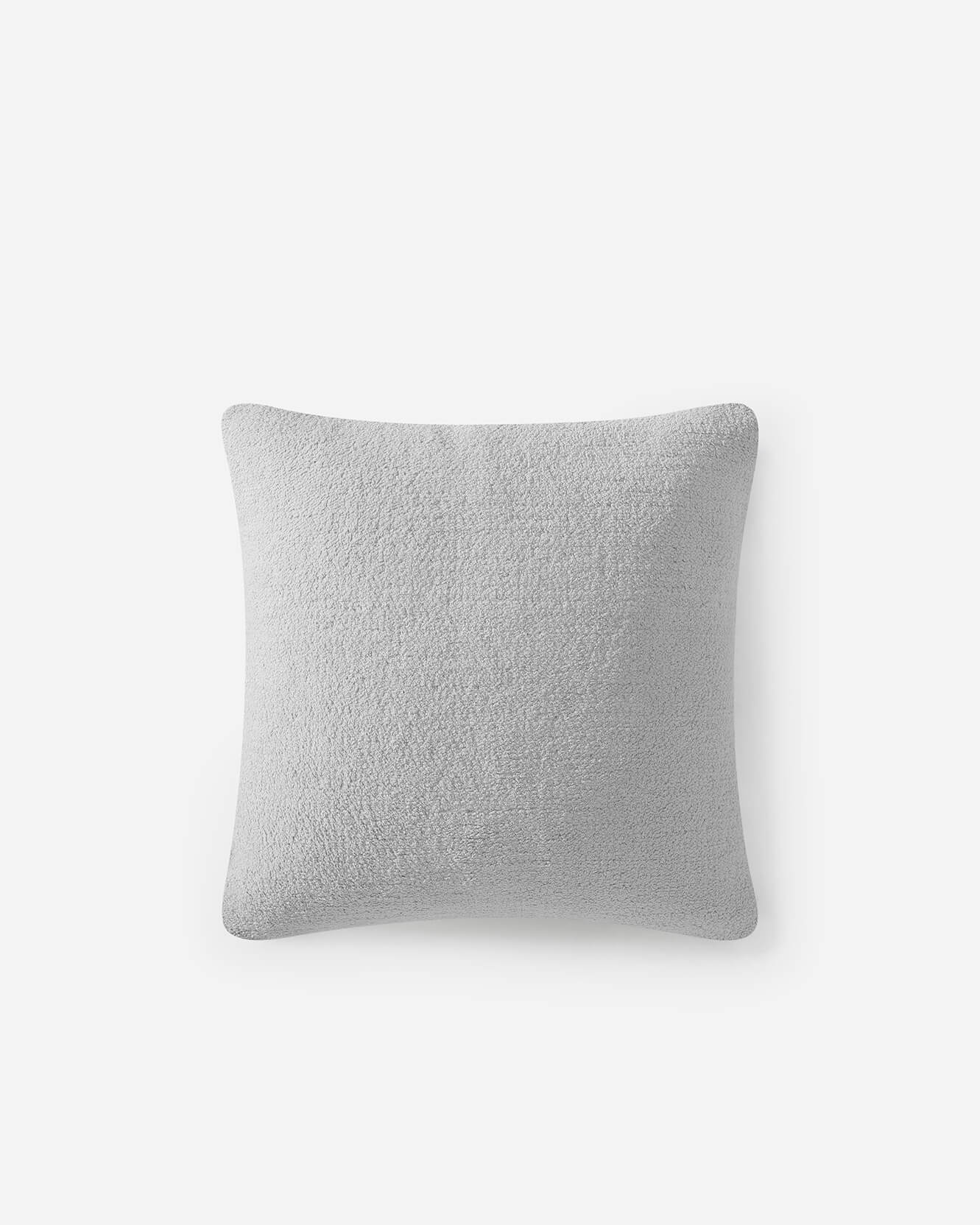 Snug Muslin Throw Pillow Cloud Gray