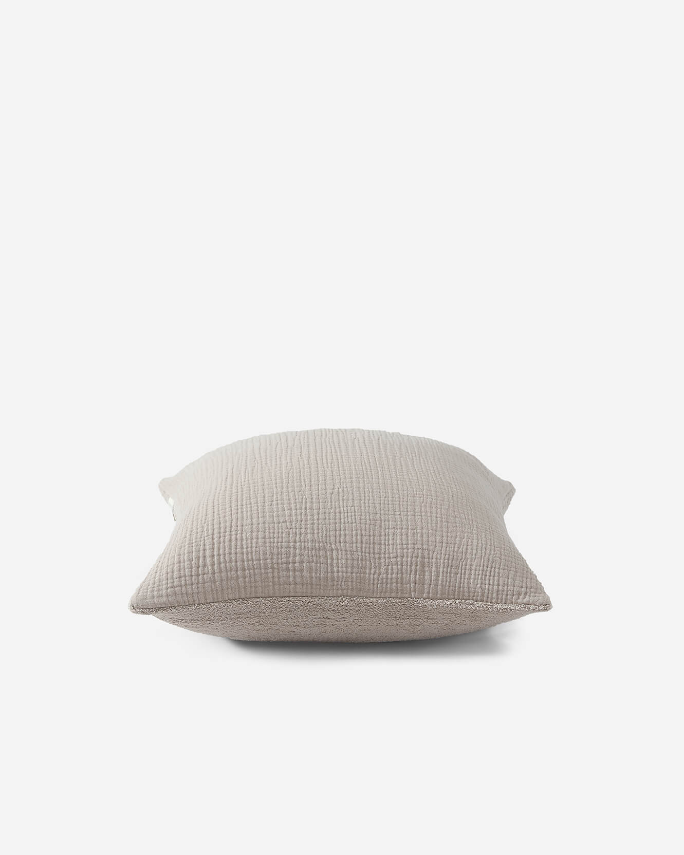 Snug Muslin Throw Pillow