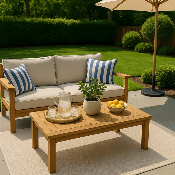 Kauai Natural Teak Indoor/Outdoor Coffee Table