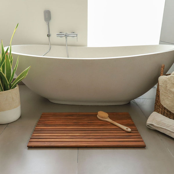 Belize String Mat with Rubber Footing 31.4" x 19.6"