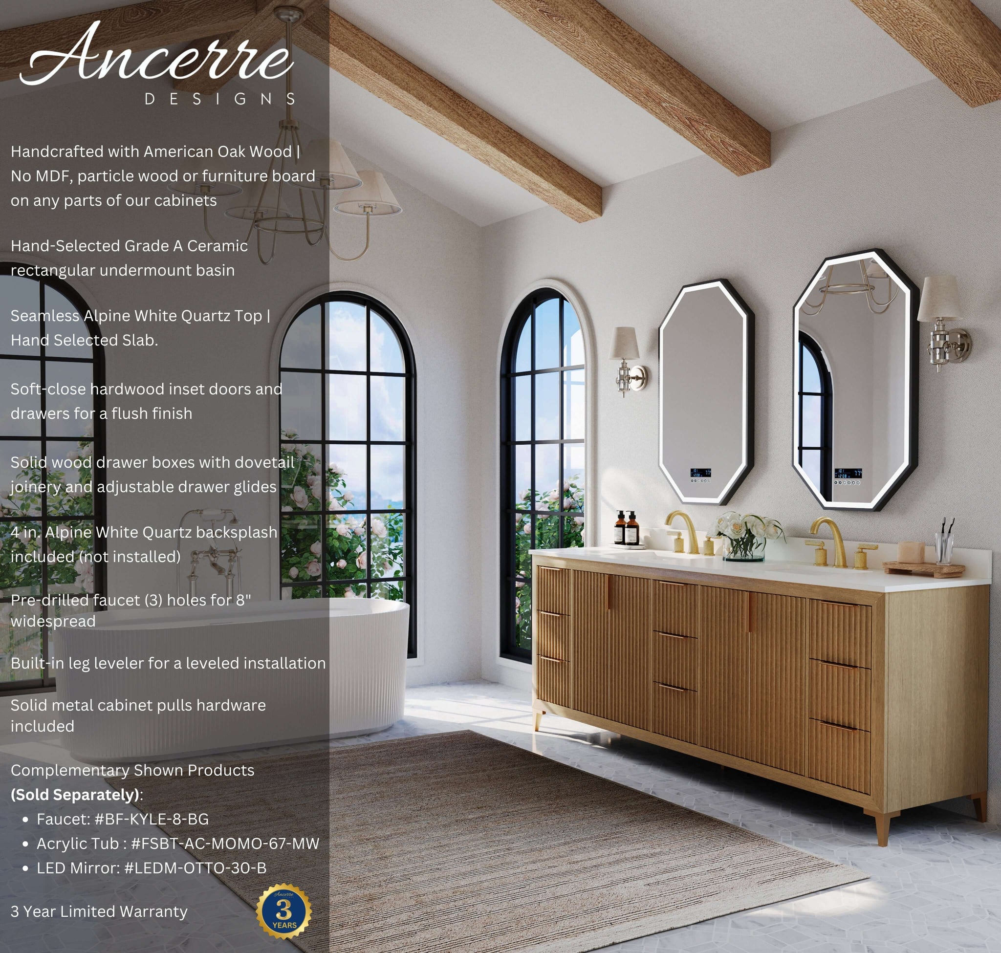 Turlington Bathroom Vanity Collection