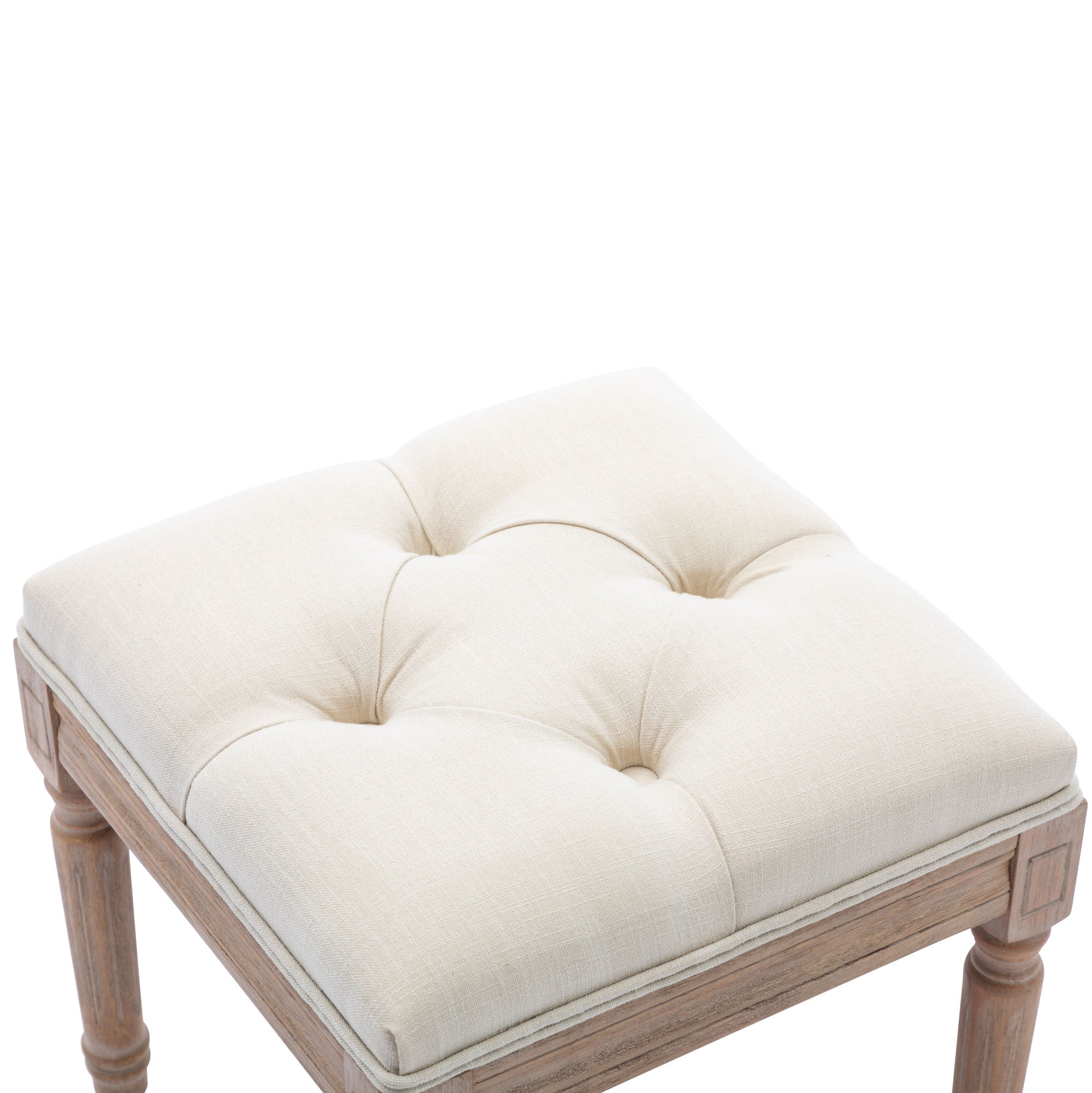 Padded Square Ottoman Bench