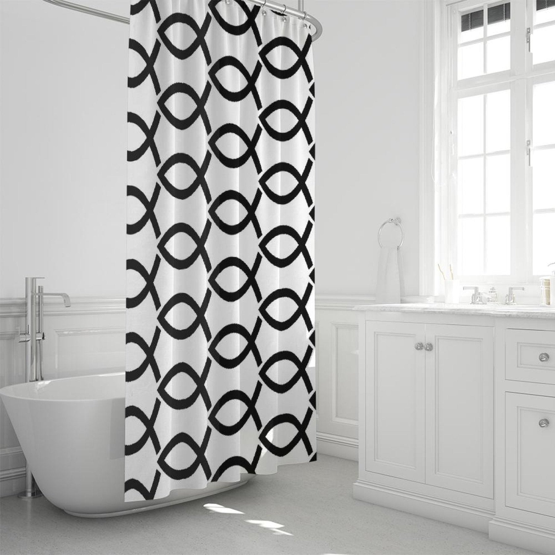 Agape Love Style Shower Curtain 72"X72"