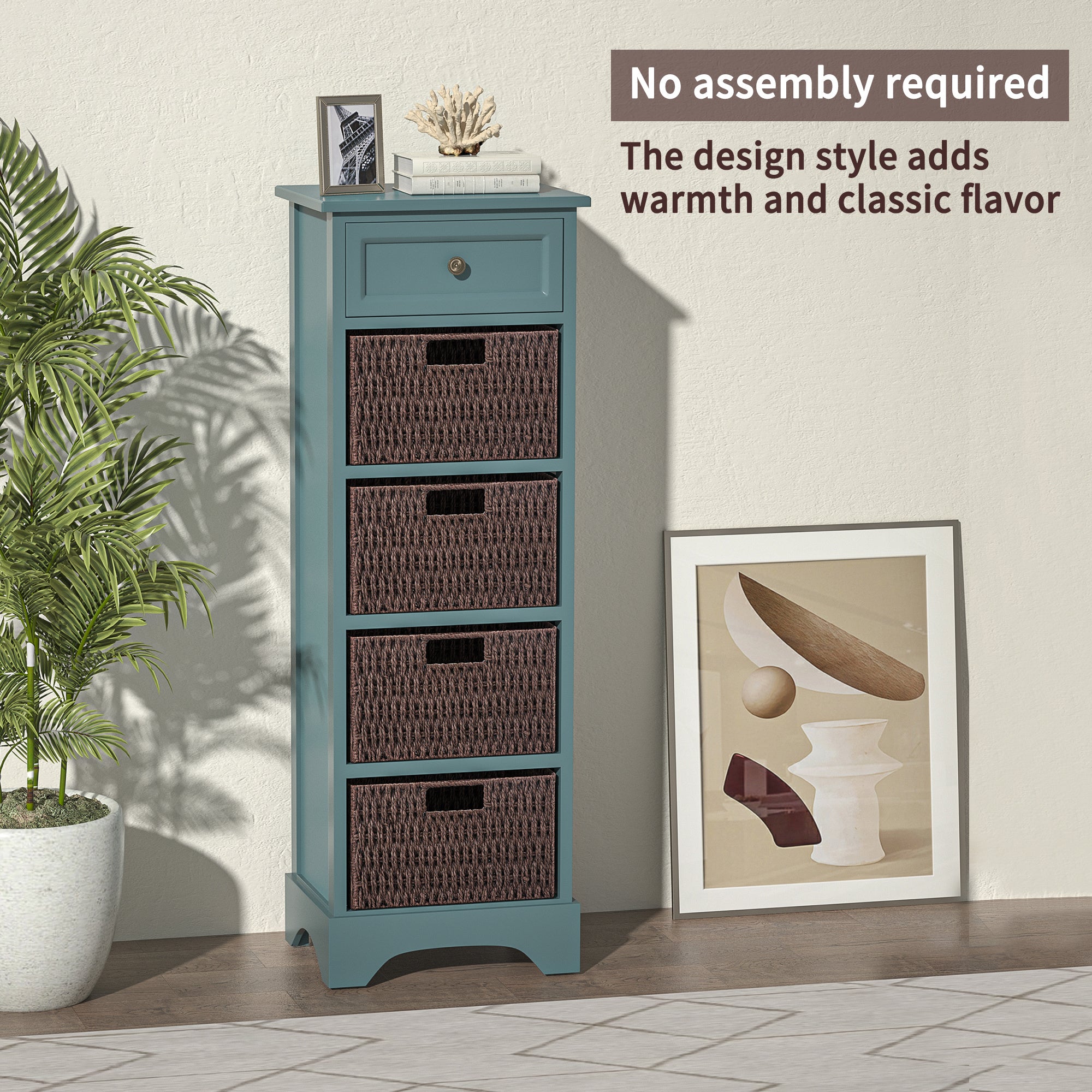 Accent Cabinet with Baskets
