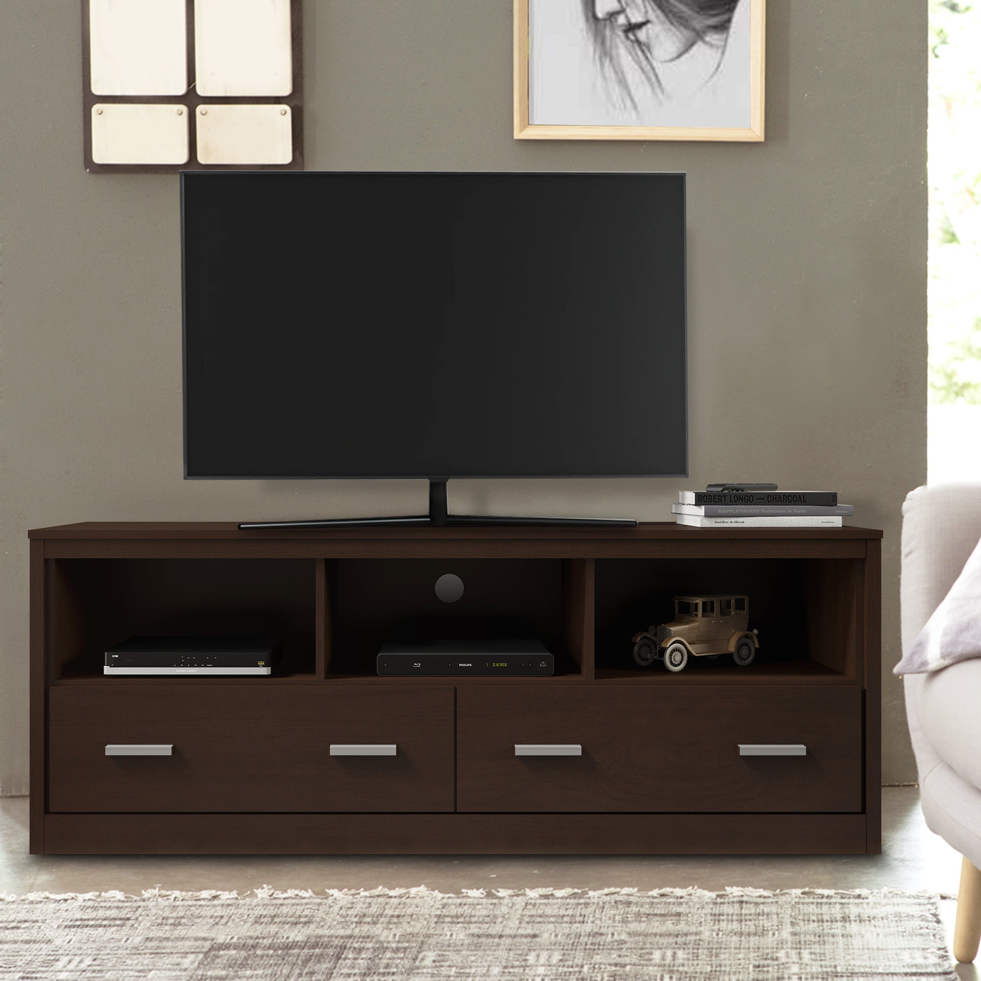 59 Inch Wooden TV Stand