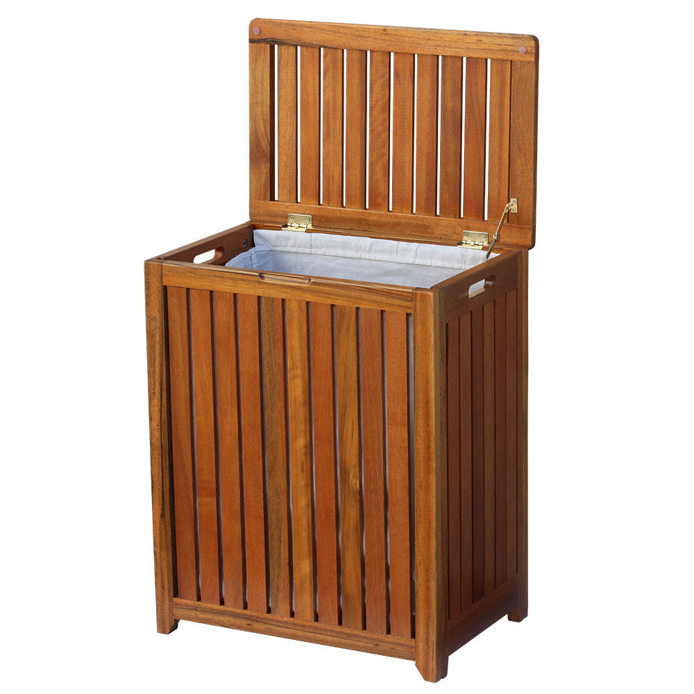 Solid Wood Spa Hamper