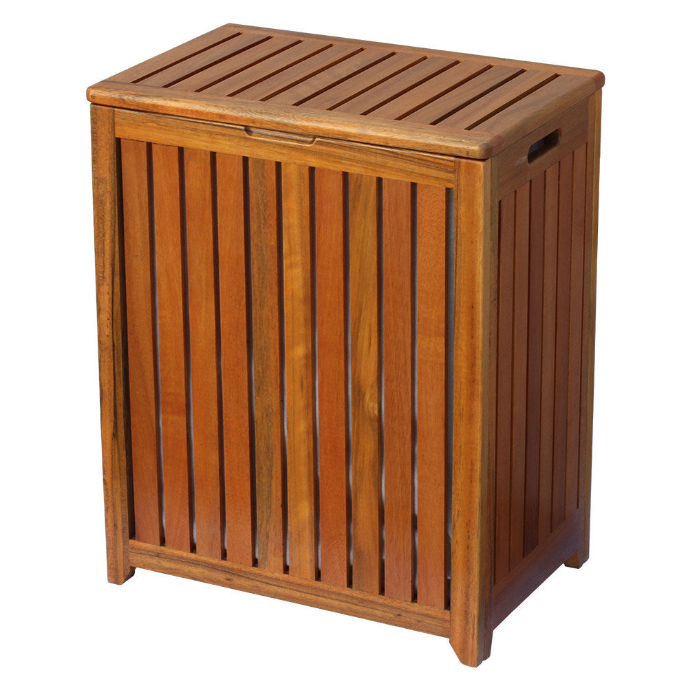 Solid Wood Spa Hamper